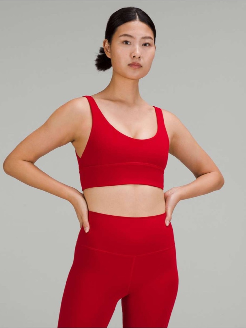 Lululemon Align Bra in Dark Red